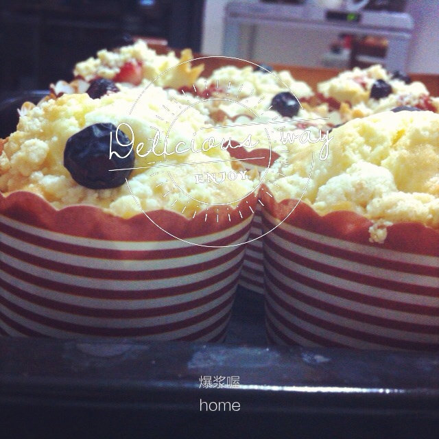 PH大师的金宝顶蓝莓马芬