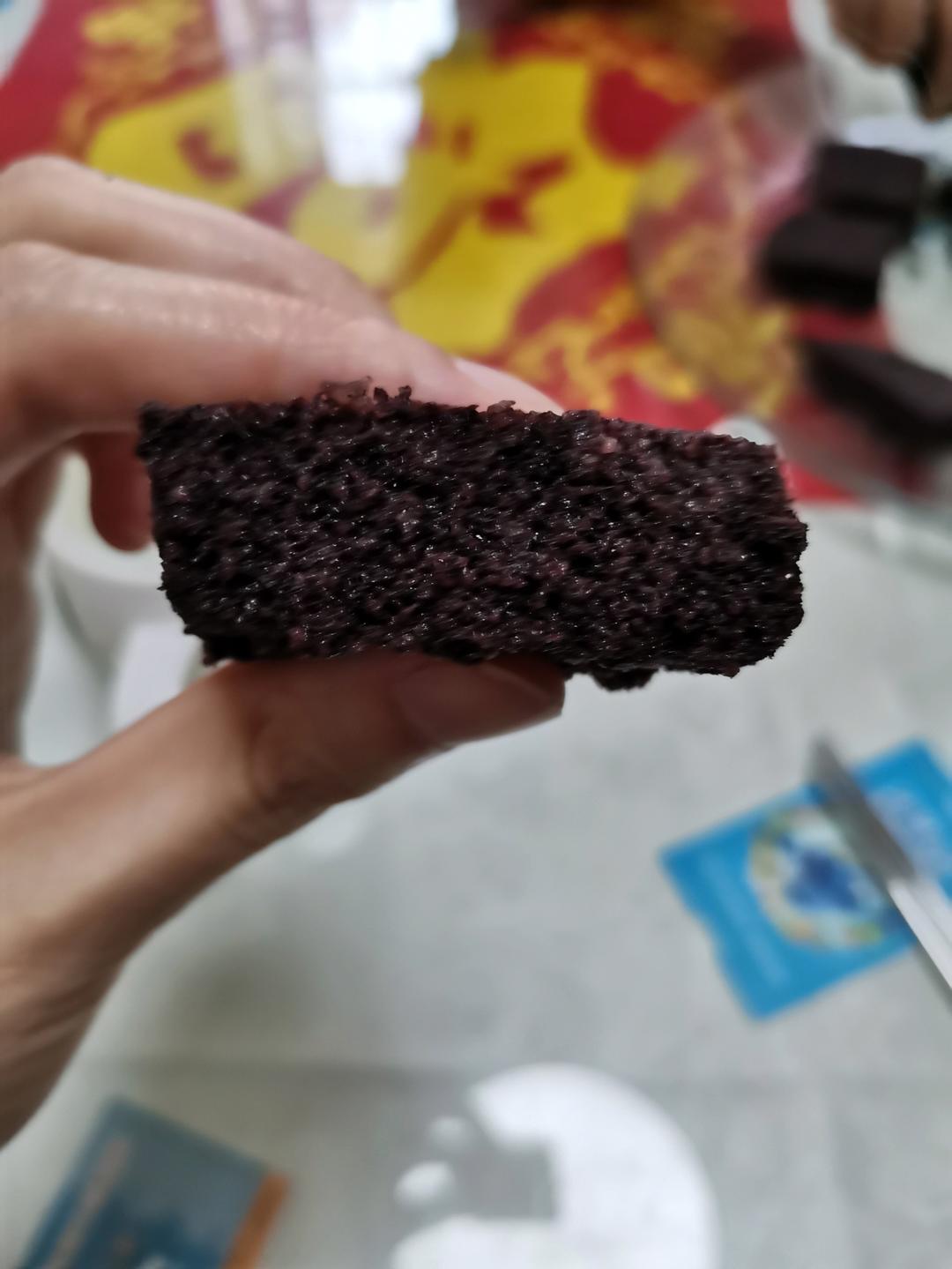 零难度 健康美味的黑米糕（简单好做）