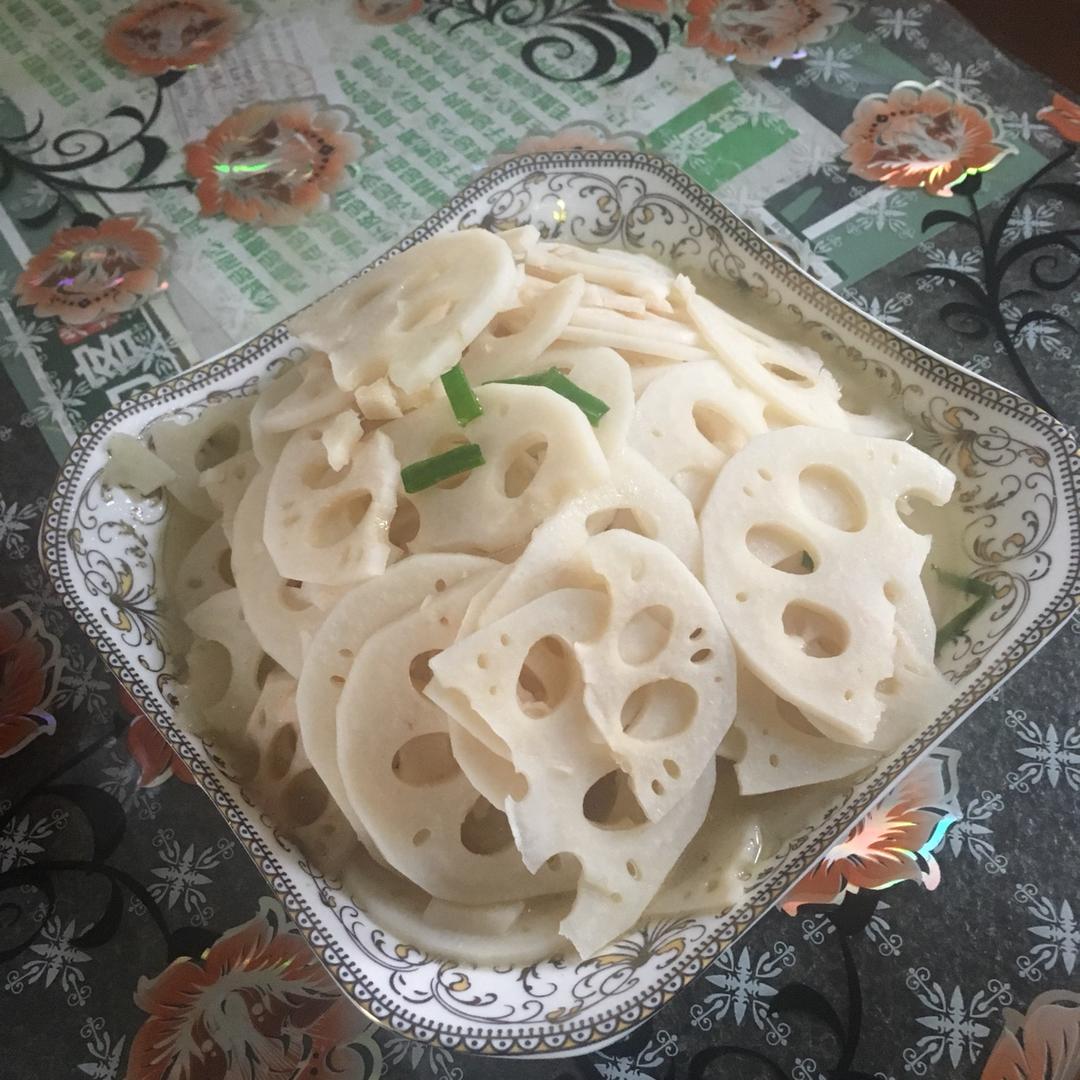 清炒藕片