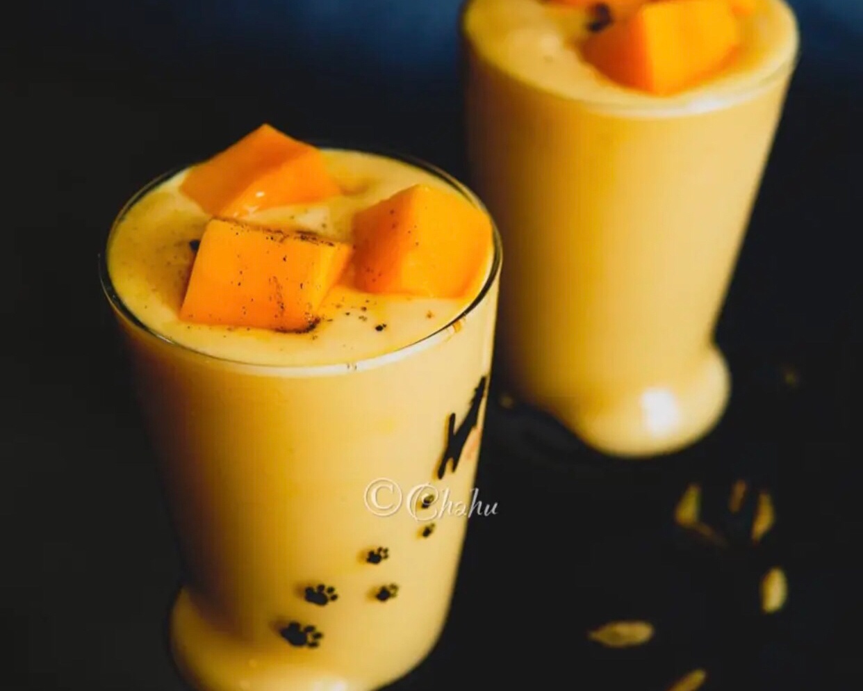 印度芒果酸奶饮(拉西)｜Mango Lassi的做法 步骤2