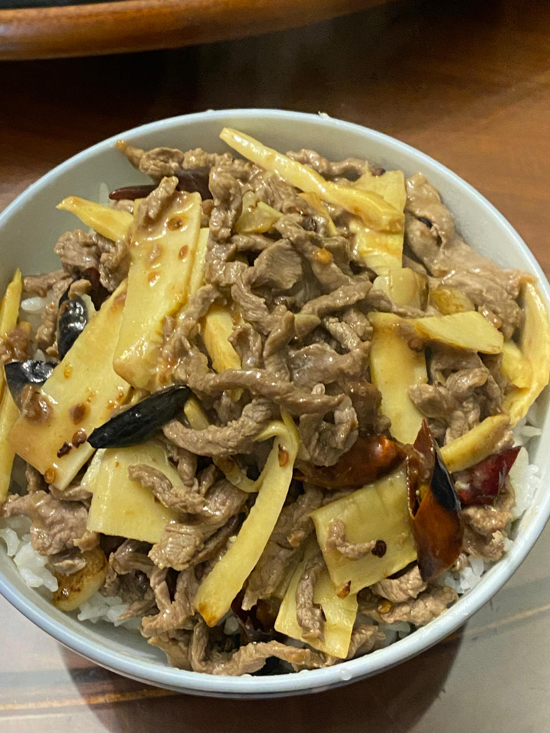 冬笋炒牛肉