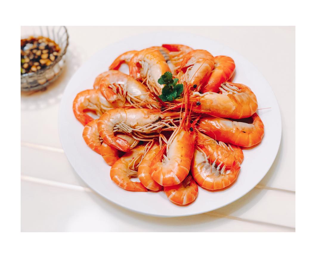 清蒸沼虾（罗氏虾）