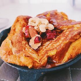 铸铁锅加厚版法式吐司- Baked French Toast