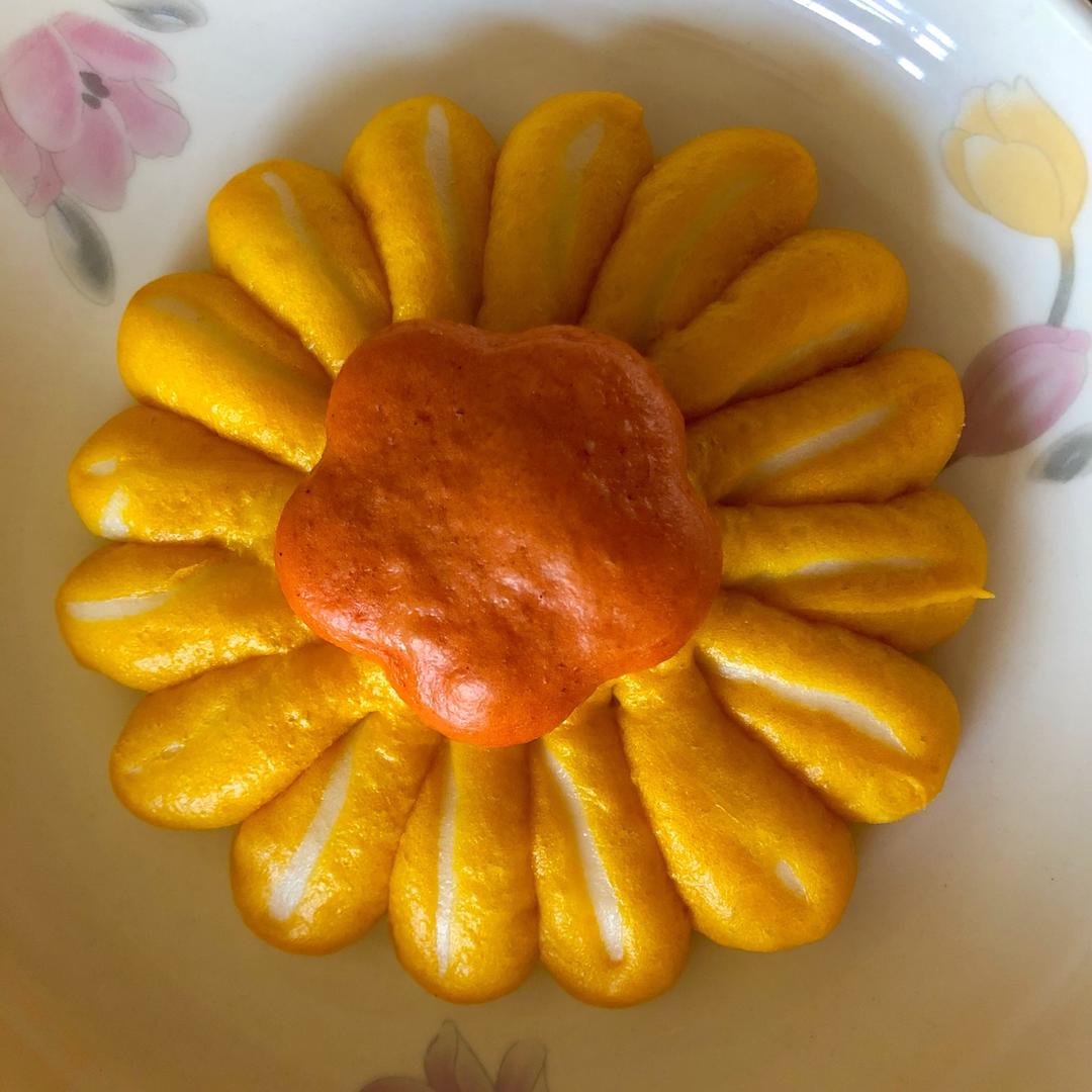 太惊艳的菊花馍