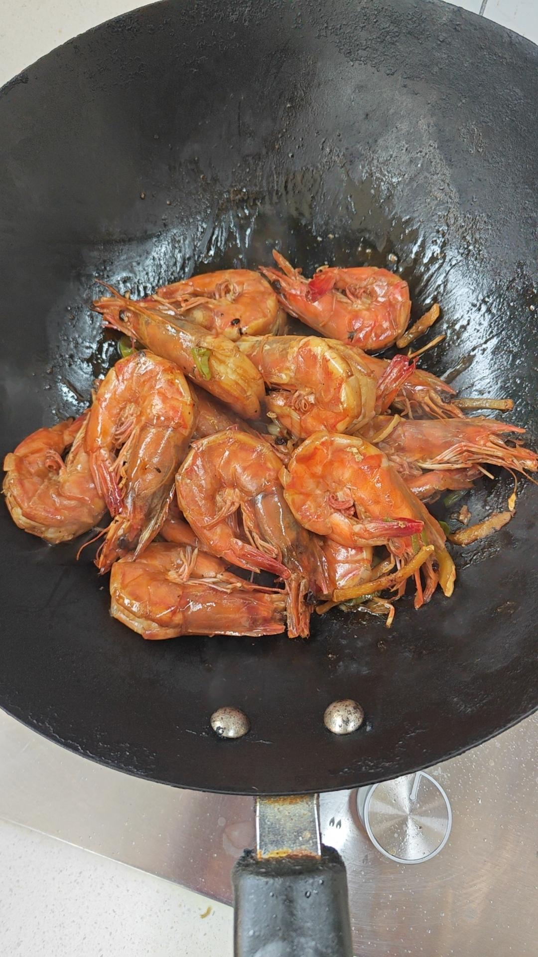 炒大虾的做法