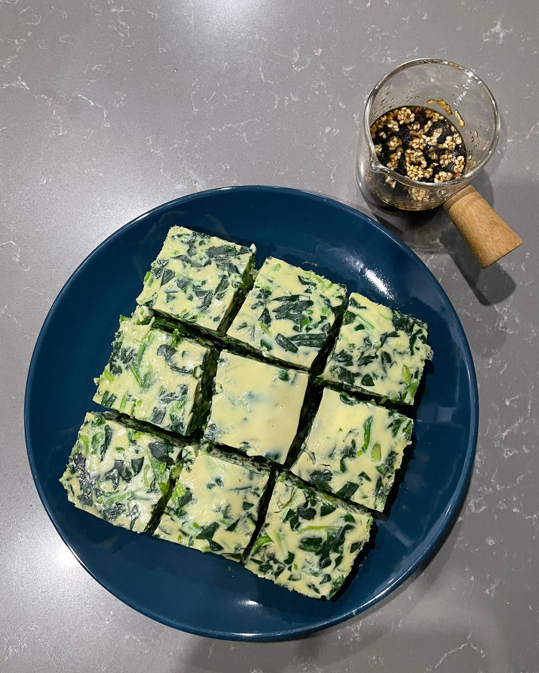 菠菜鸡蛋羹