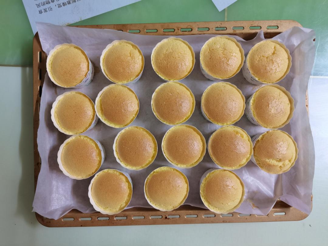 纸杯蛋糕 8寸戚风蛋糕的量