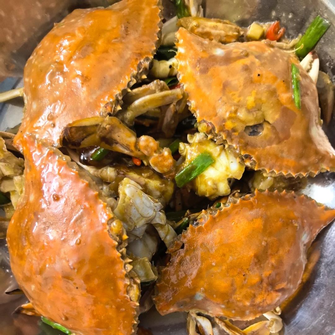 香爆梭子蟹