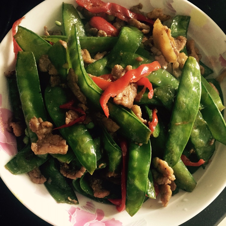扁豆炒肉