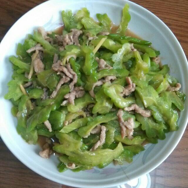 苦瓜肉丝