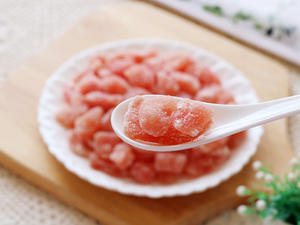 红心柚子皮糖-口感好颜值高，过年待客人人夸的做法 步骤12