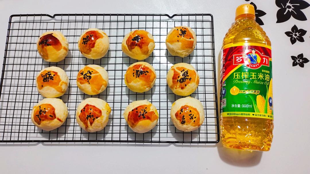 好吃更健康的玉米油版蛋黄酥