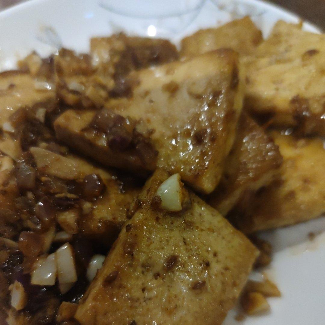 在家也能做出很外面一样好吃的铁板豆腐