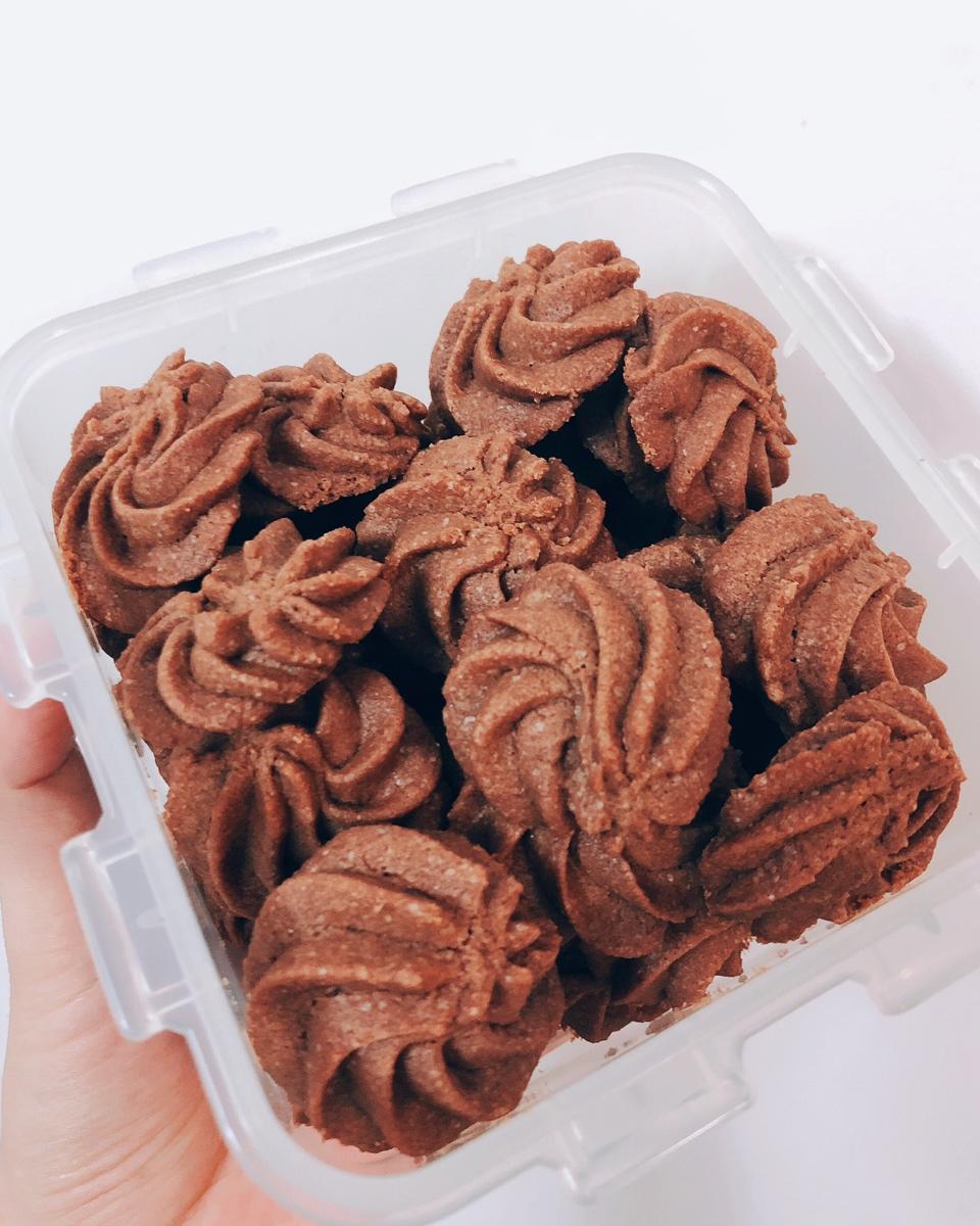 咖啡海盐奶油曲奇—消耗淡奶油