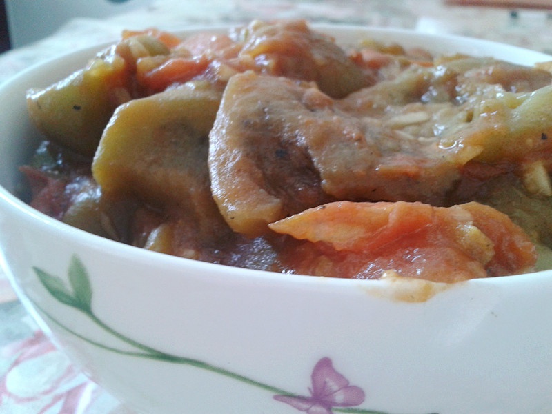 西红柿烧茄子