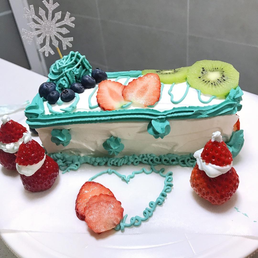 两款超级简单的圣诞主题蛋糕