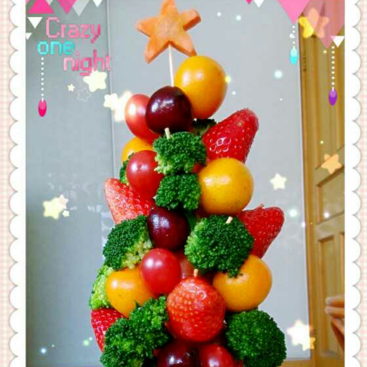 水果圣诞树