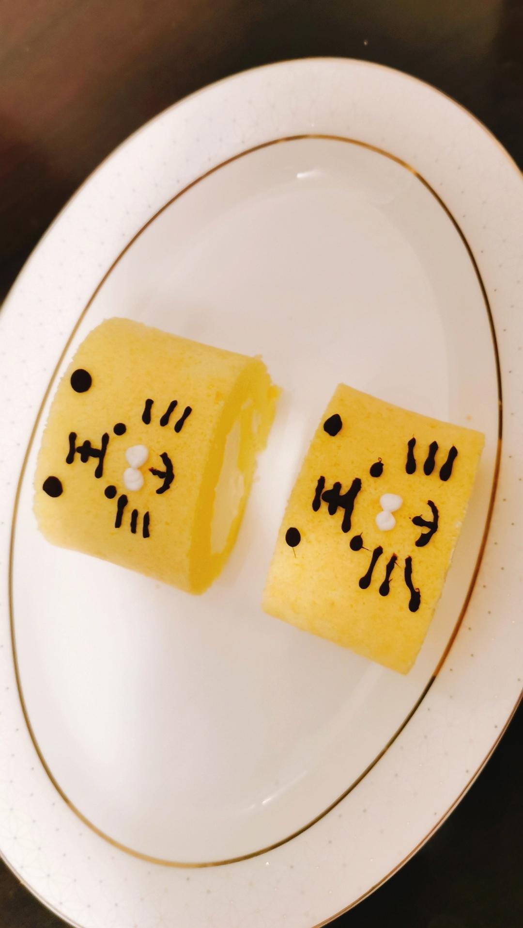 🐯小老虎蛋糕卷/南瓜蛋糕卷