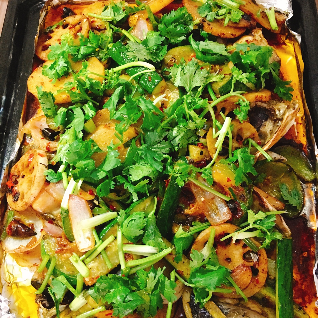 香辣烤鱼-烤箱版