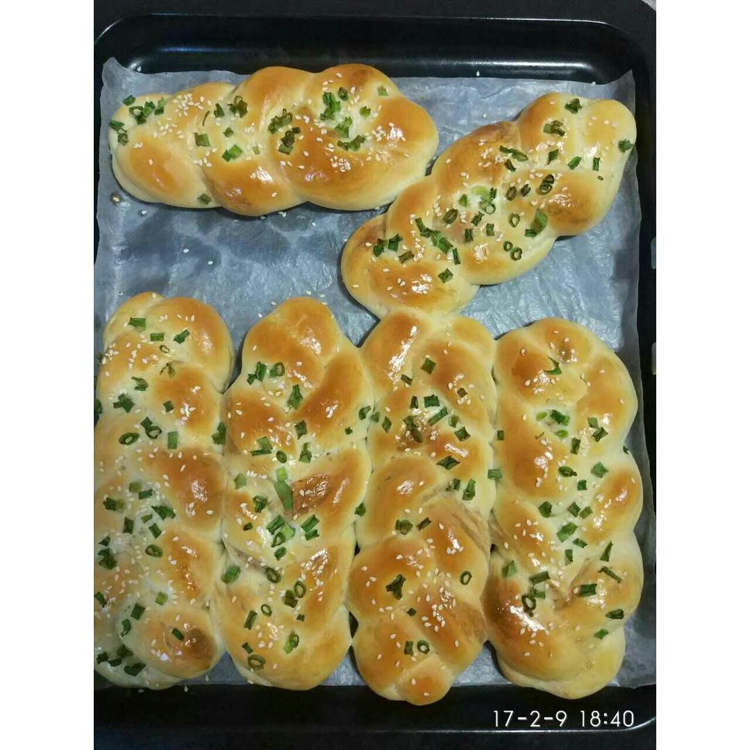 香葱肉松面包（烫种法）