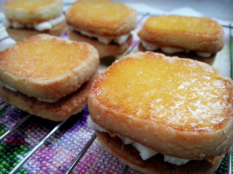 乳酪奶油夹心酥饼