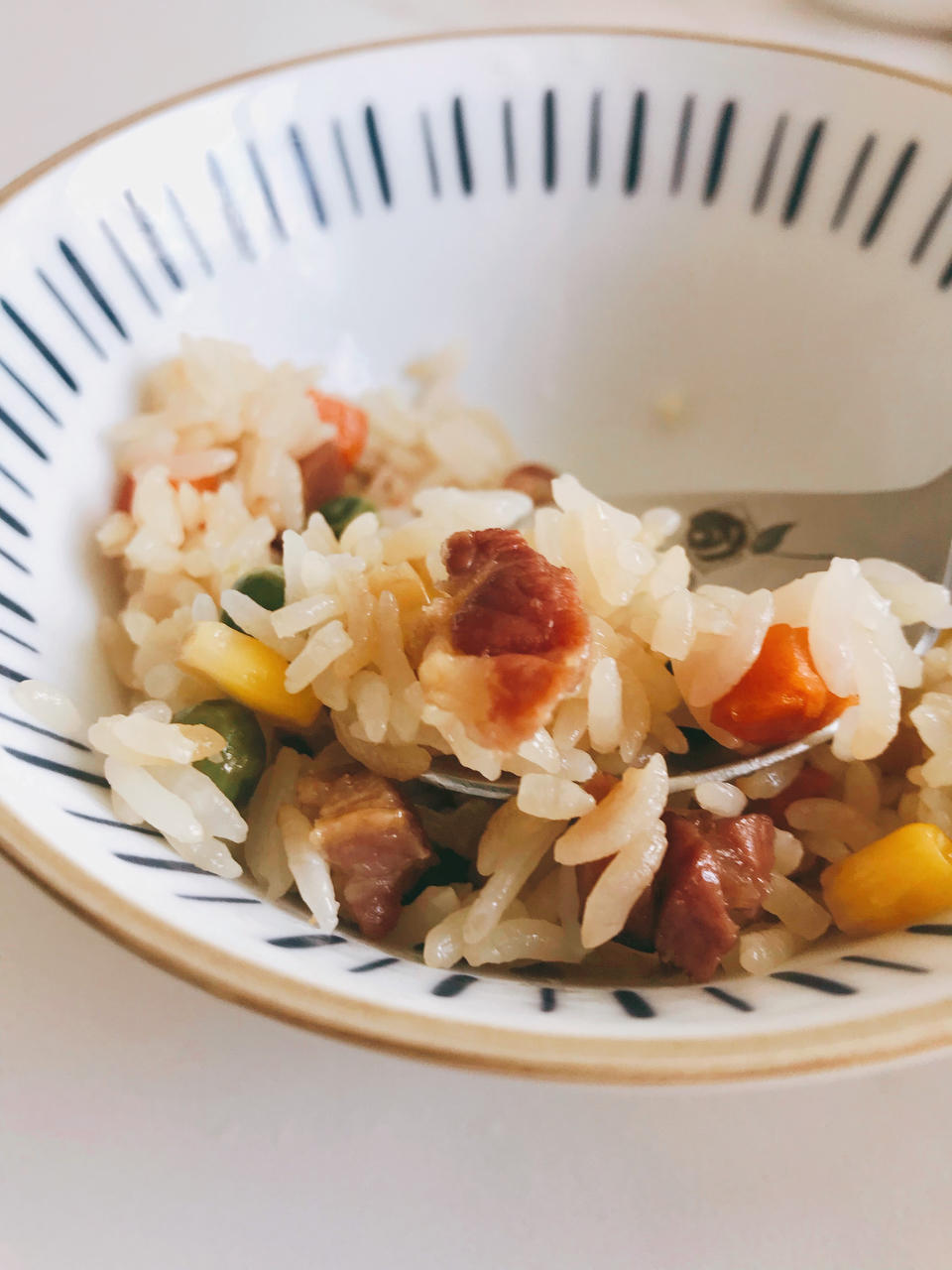 香菇腊肉饭