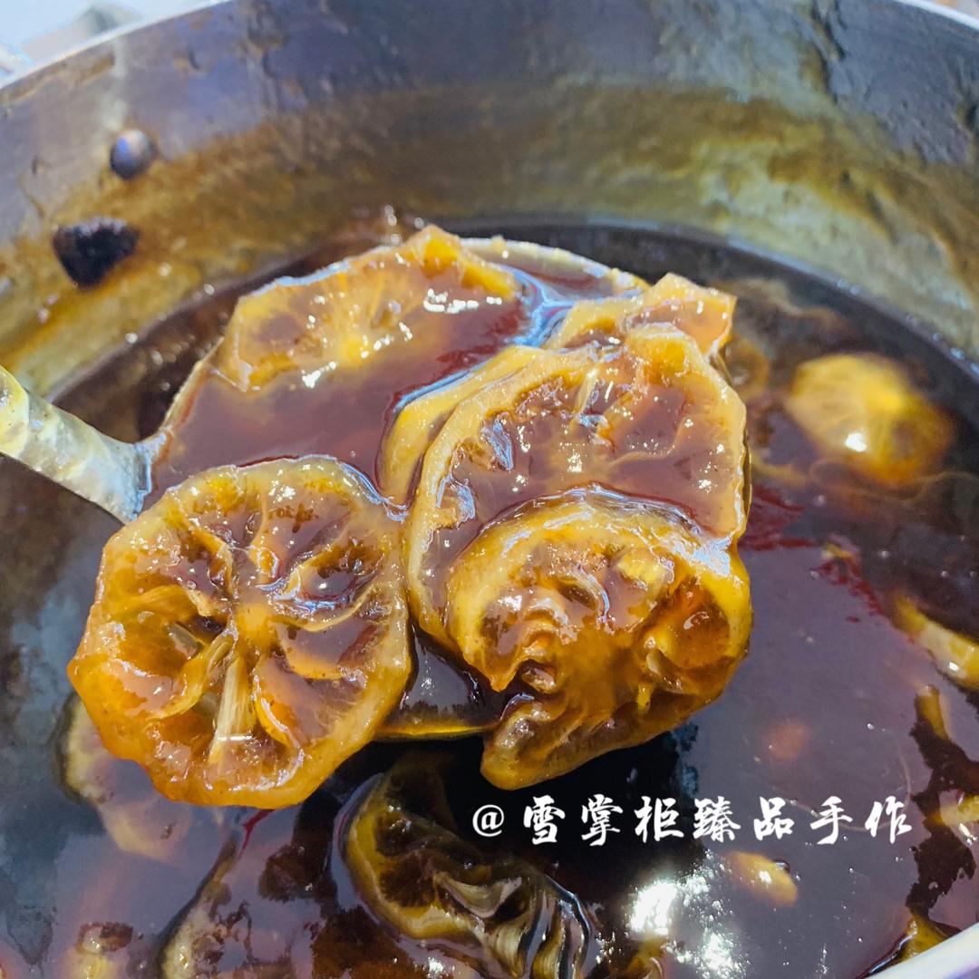 陈皮川贝秋梨柠檬膏的做法 步骤7