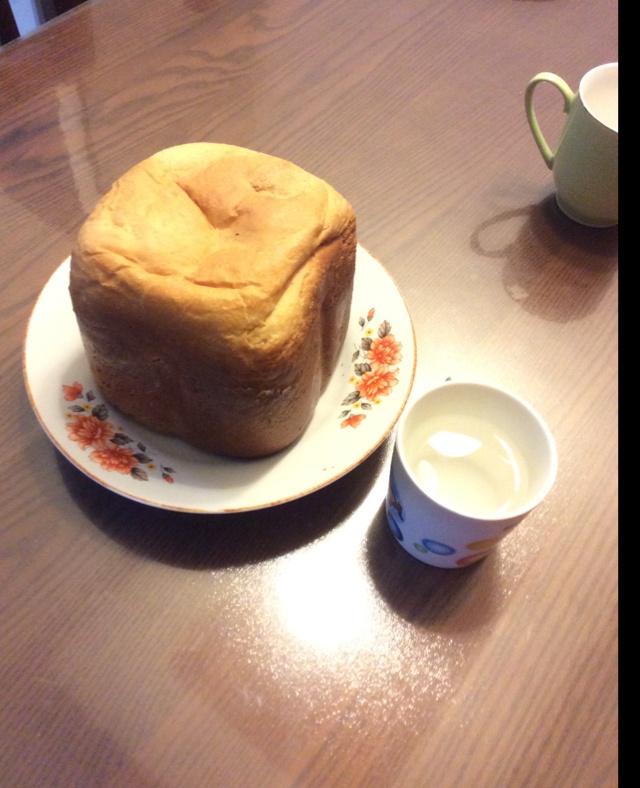 超级好吃的原味面包（面包机版）