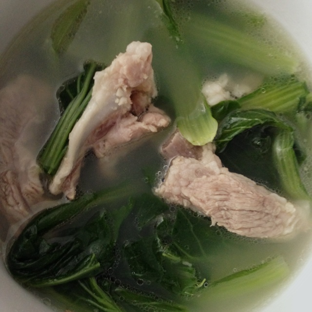 小白菜炖排骨