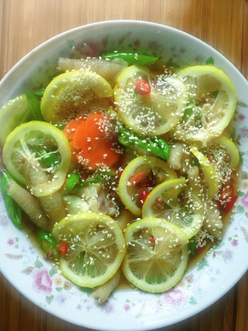 【柠檬酸辣鸡爪】自制超级无敌美味的网红鸡爪