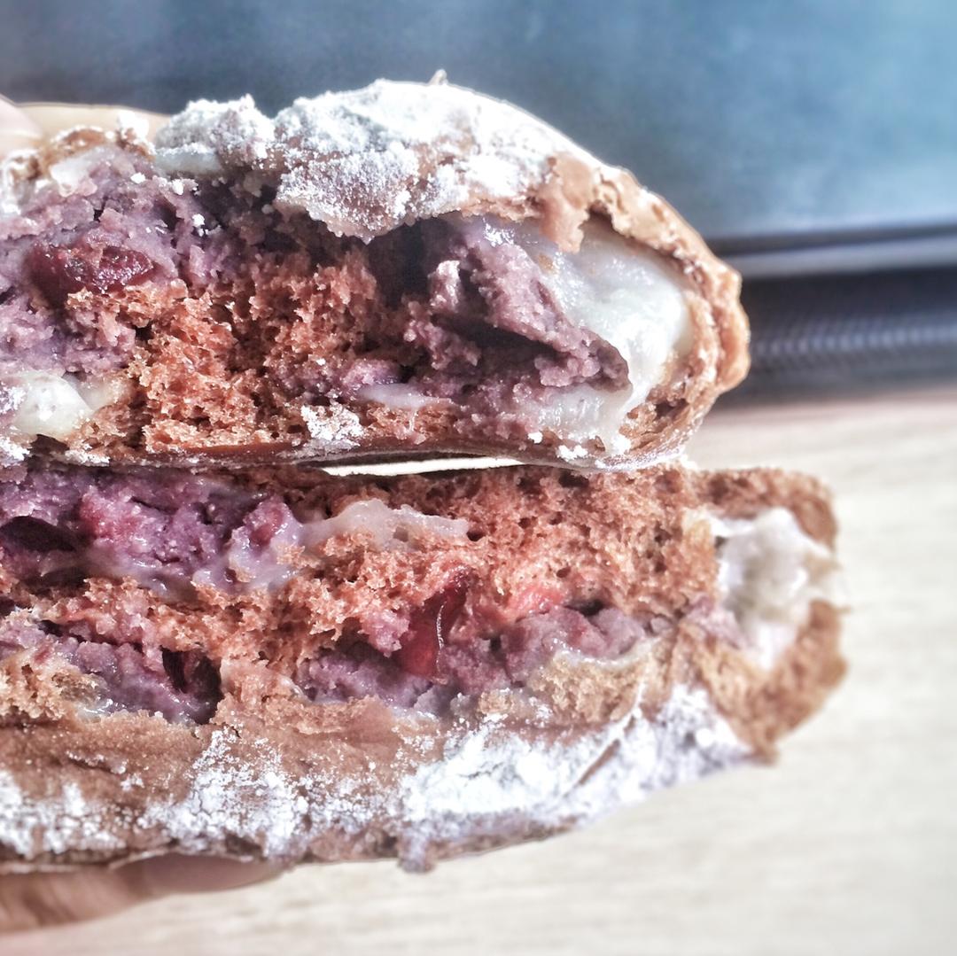 可可麻薯软欧（无油无蛋低糖）