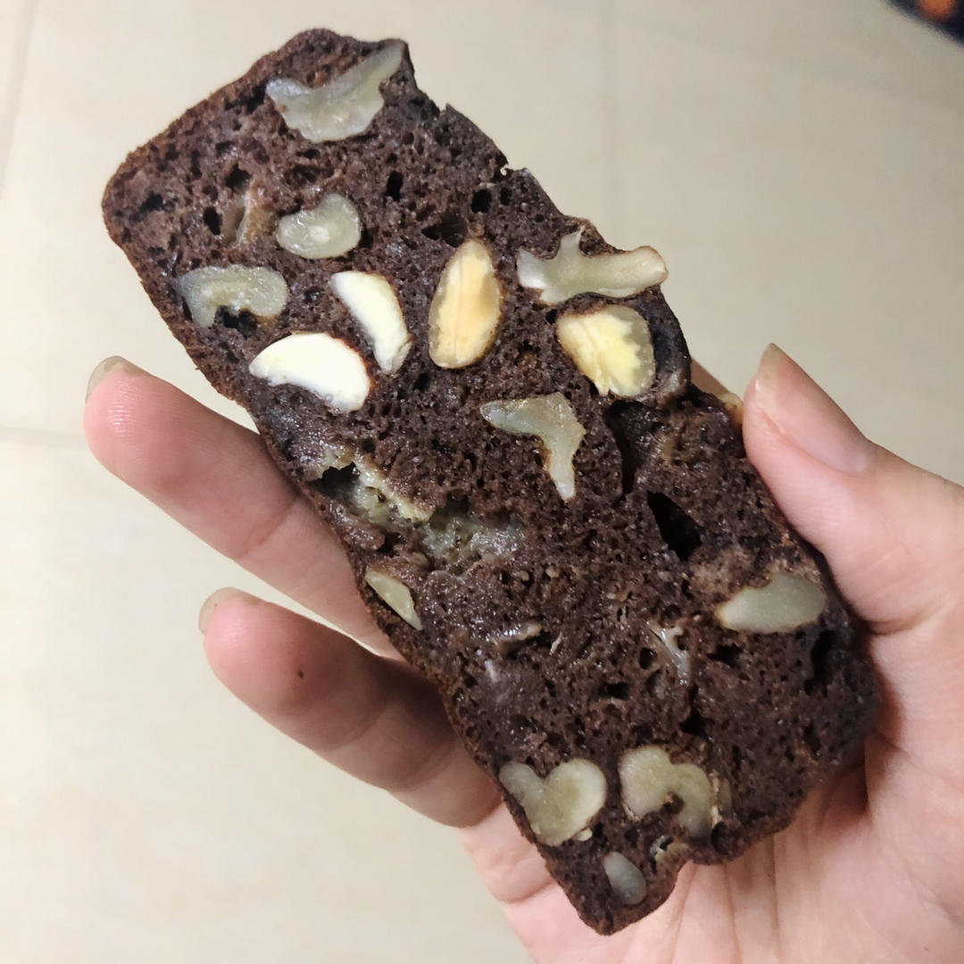 低脂香蕉可可布朗尼