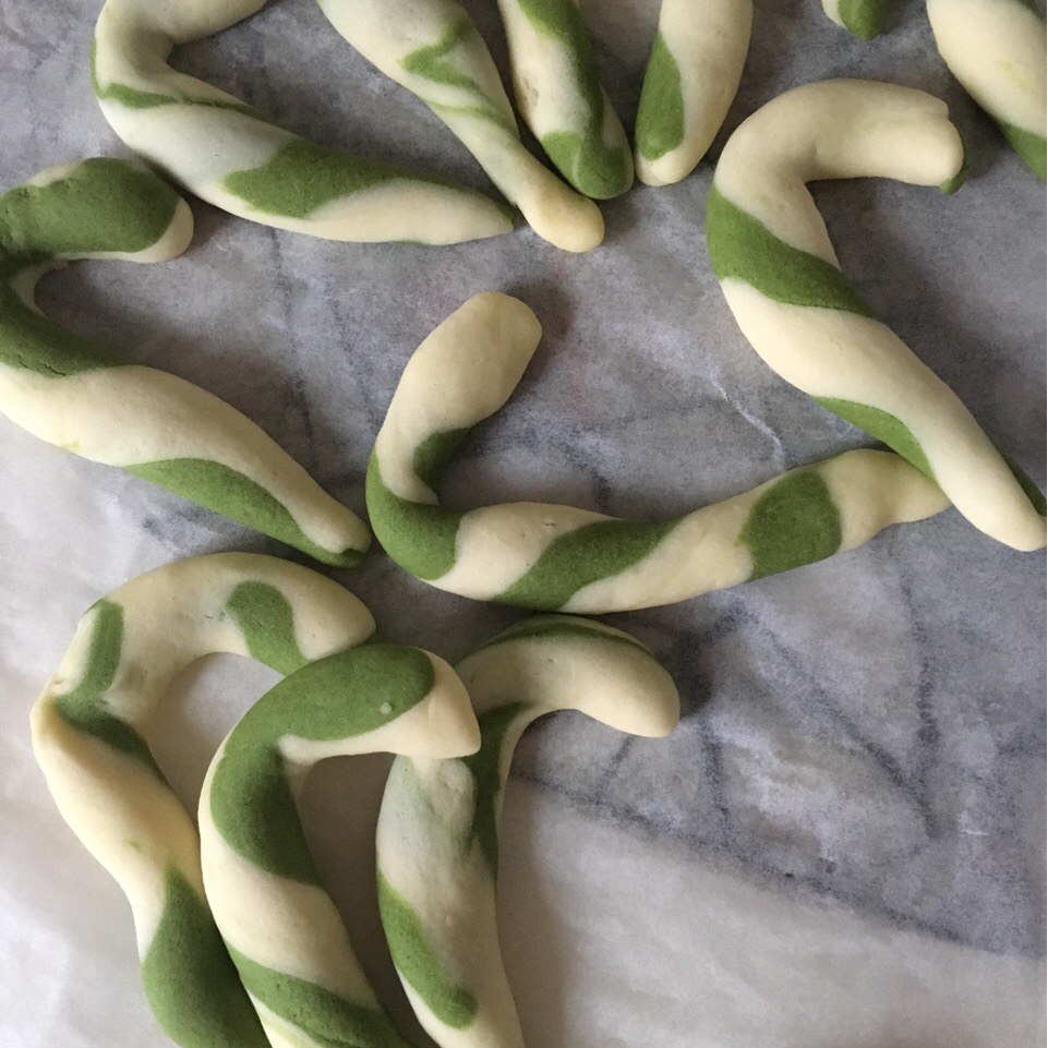 圣诞节拐杖饼干