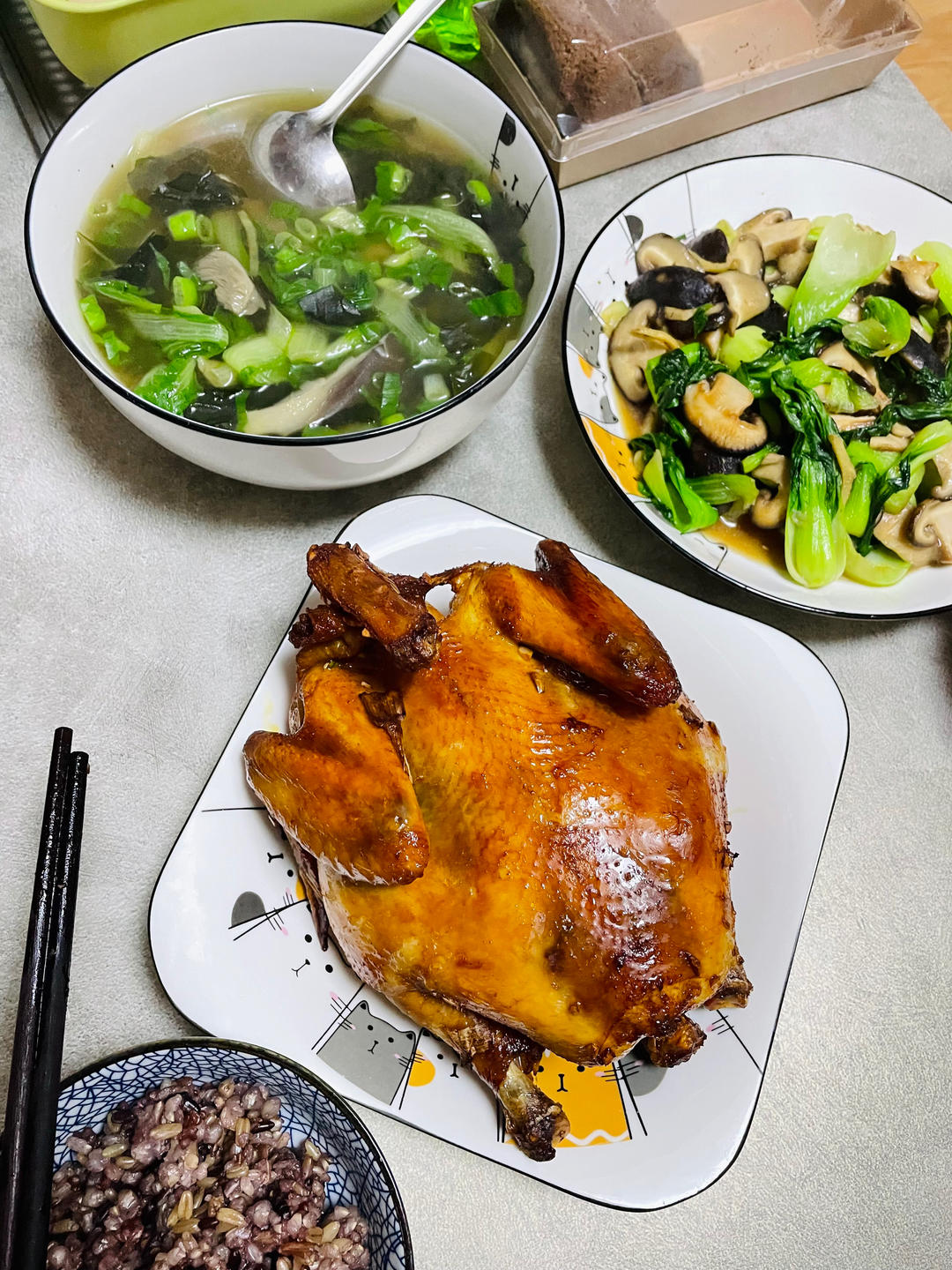 空气炸锅版🔥烤箱版🔥烤整鸡🐔童子鸡🐔三黄鸡🐔