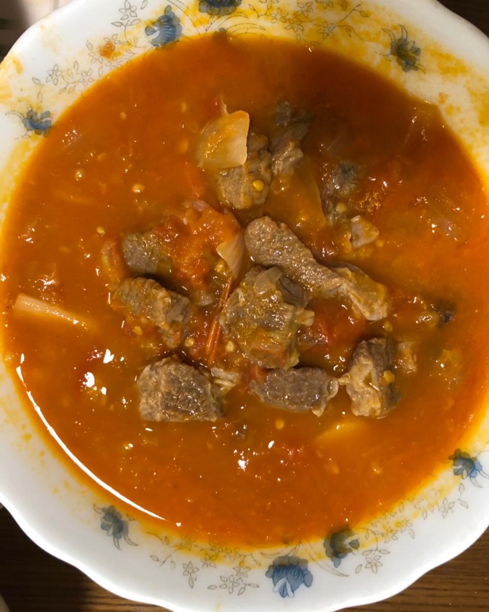 西红柿炖牛腩