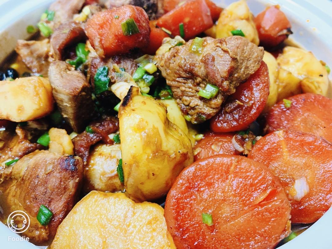 胡萝卜土豆炖排骨