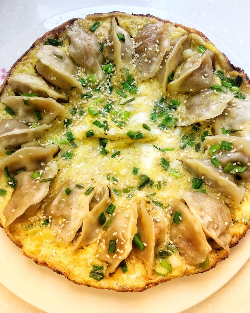 懒人快手抱蛋煎饺