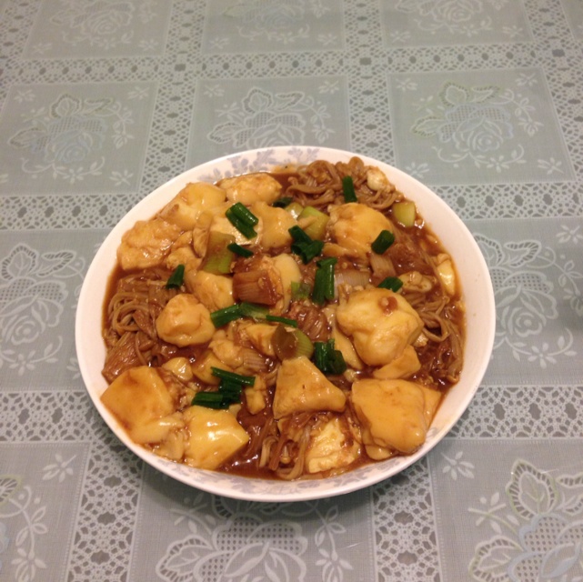 超级下饭菜--金针菇日本豆腐