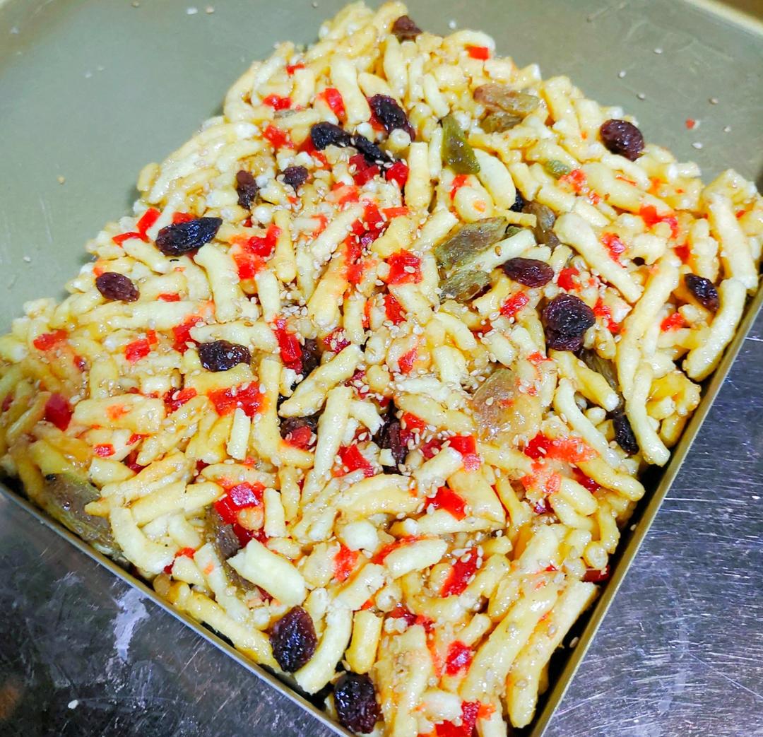 松软的鸡蛋沙琪玛