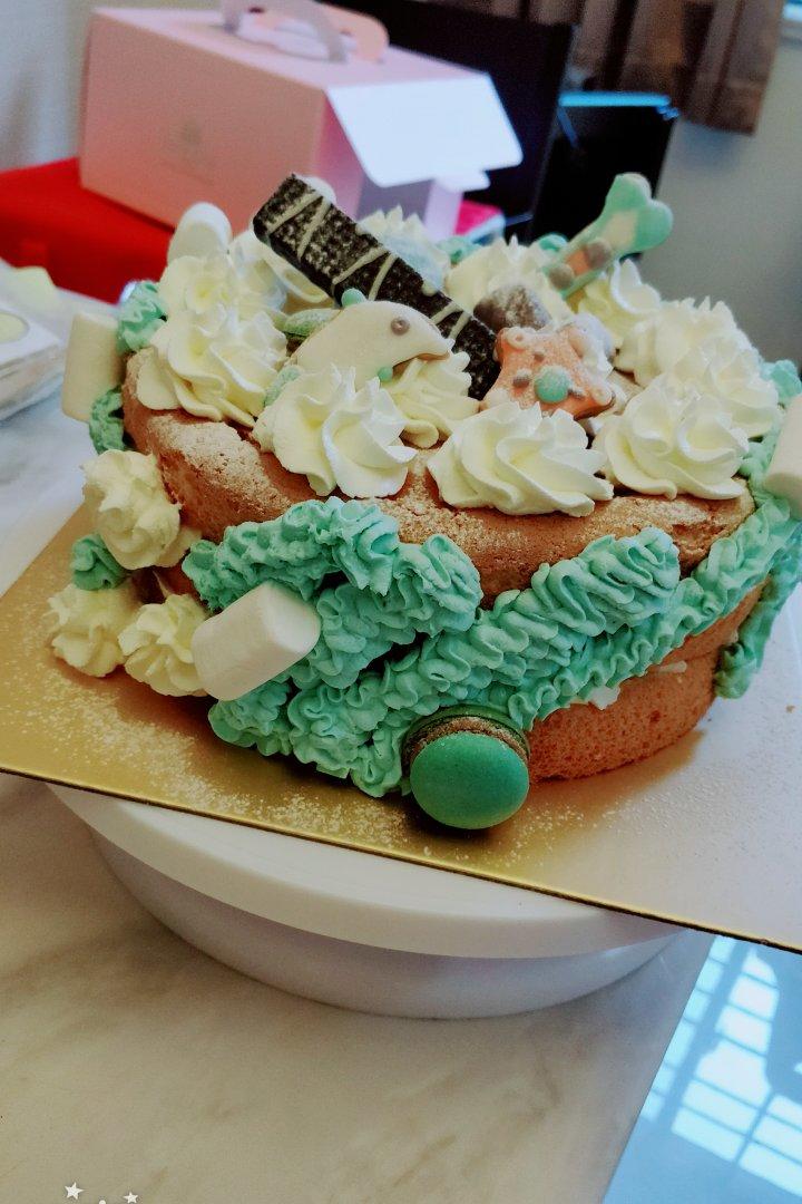 圣诞呆萌裸蛋糕