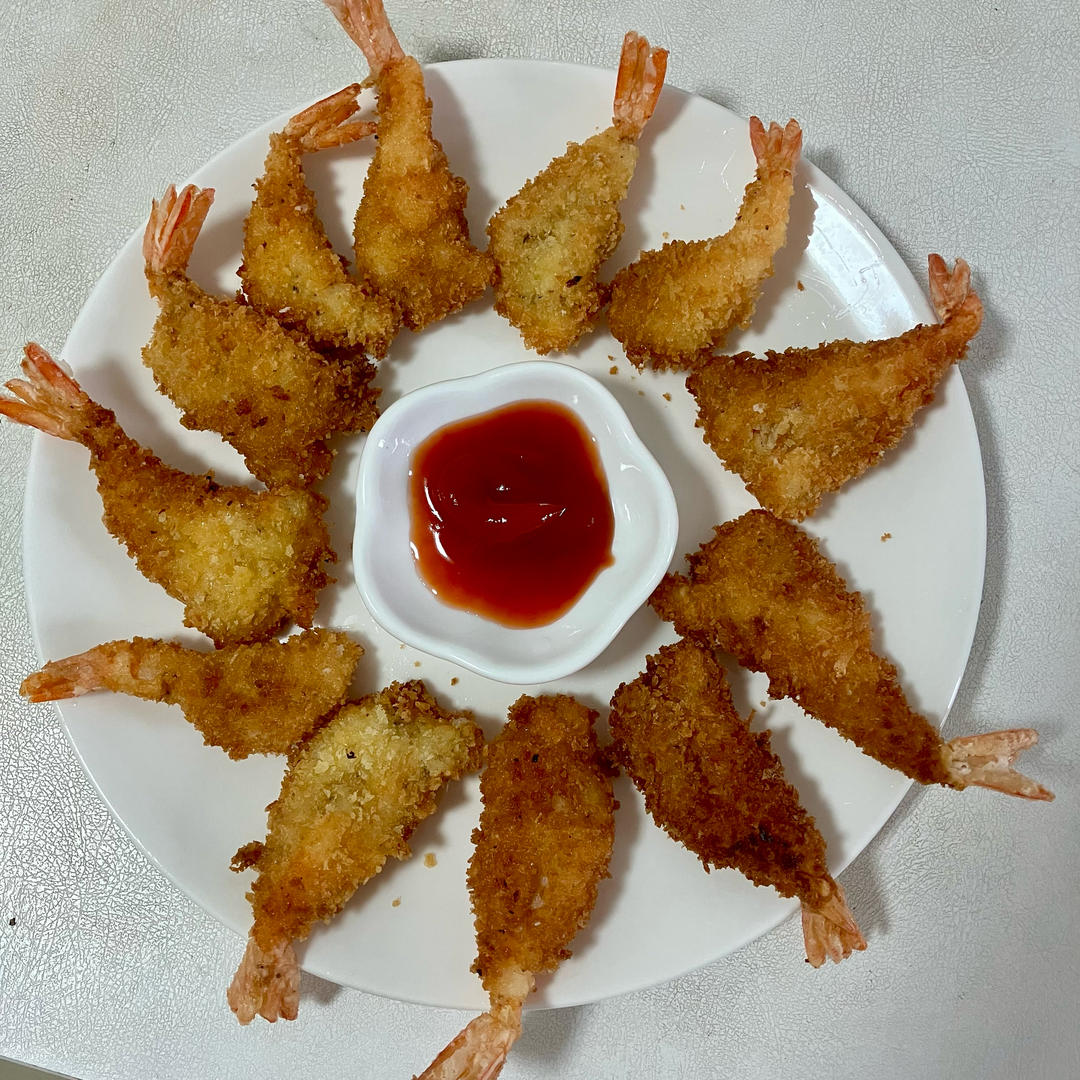 酥炸凤尾虾