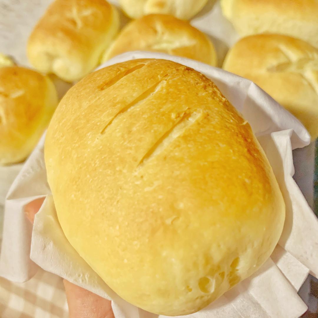 超级蓬松】【warm custard buns 】#卡仕达#小软包#的做法 步骤8