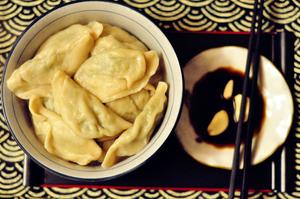 荠菜饺子（手工水饺和花式蒸饺）的做法 步骤33