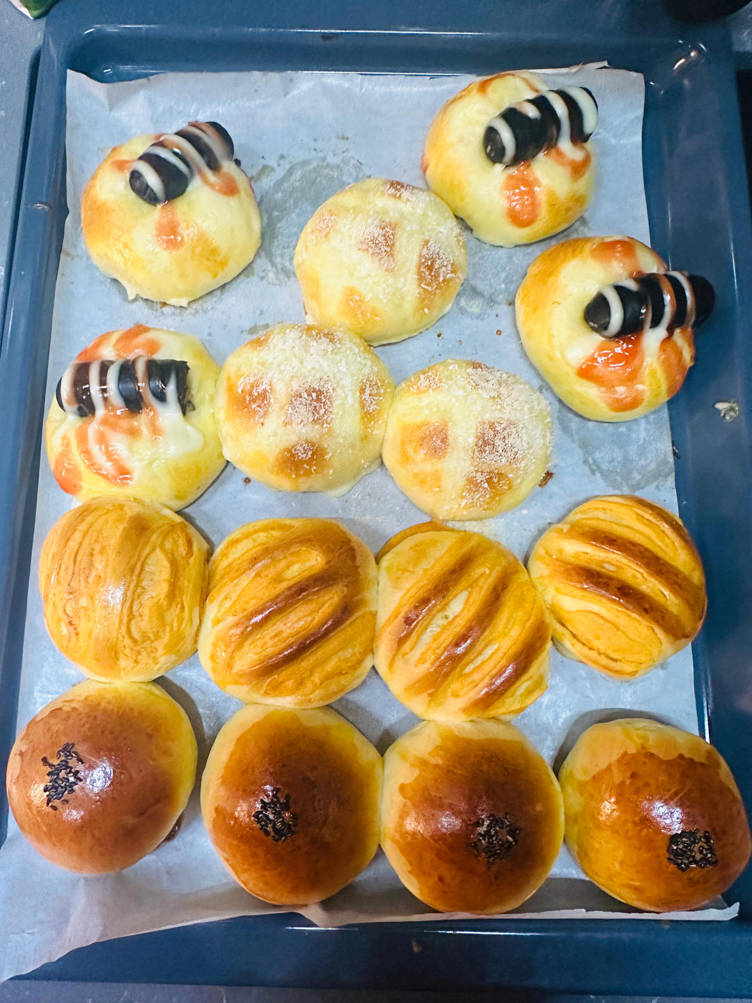 一个面团做4种口味面包！松软可口巨美味！