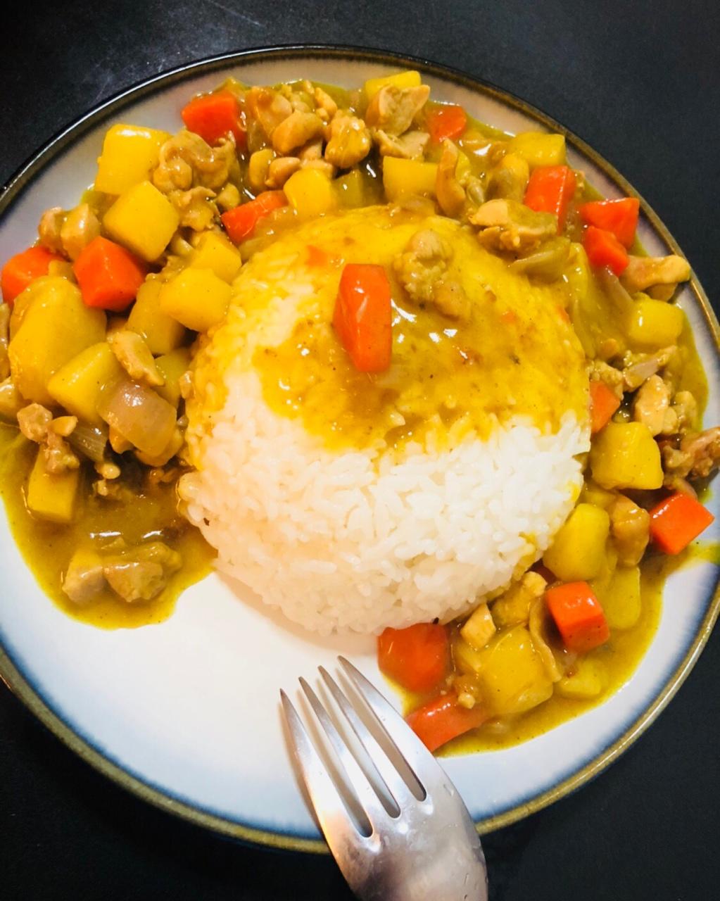 【咖喱鸡肉饭图片】手机用户9555_fabi_下厨房
