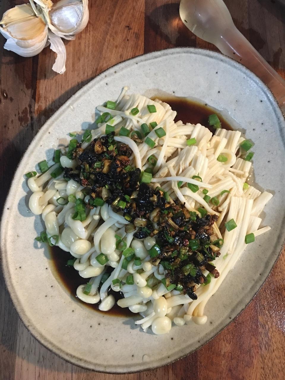 豆豉尖椒金针菇