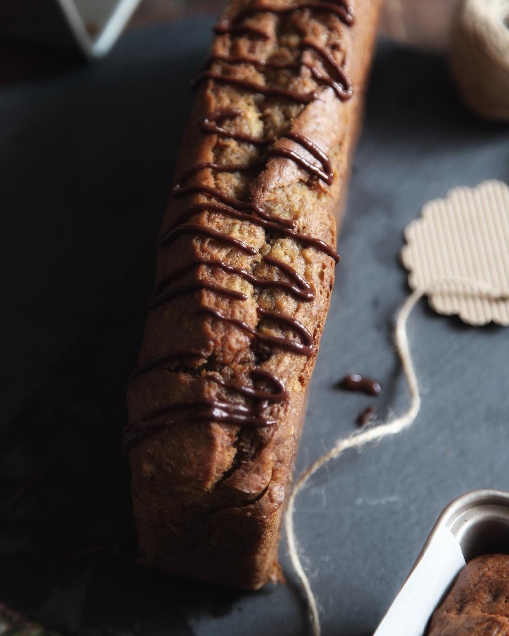 香蕉核桃磅蛋糕 Banana & Walnut Pound Cake