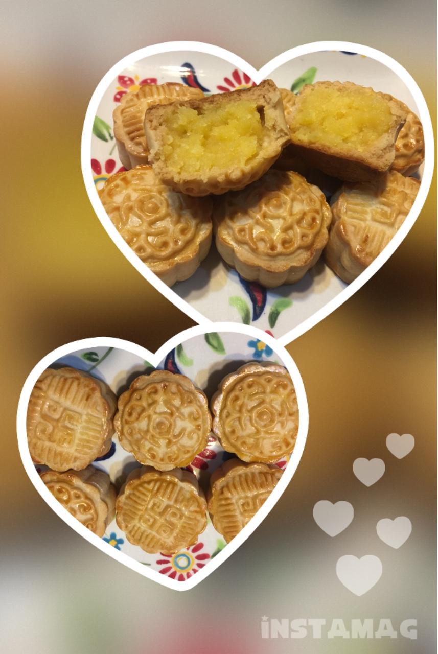 金沙奶黄月饼