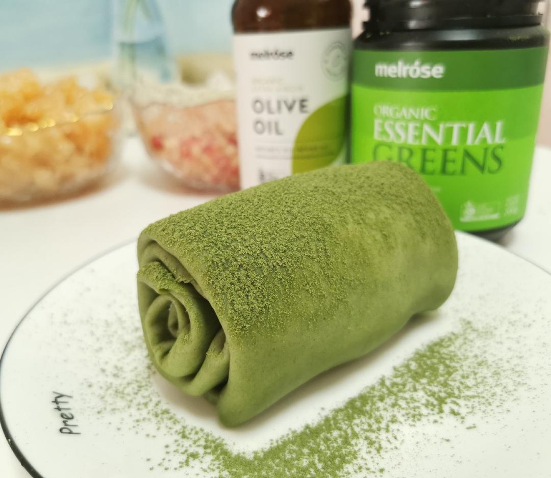 抹茶毛巾卷
