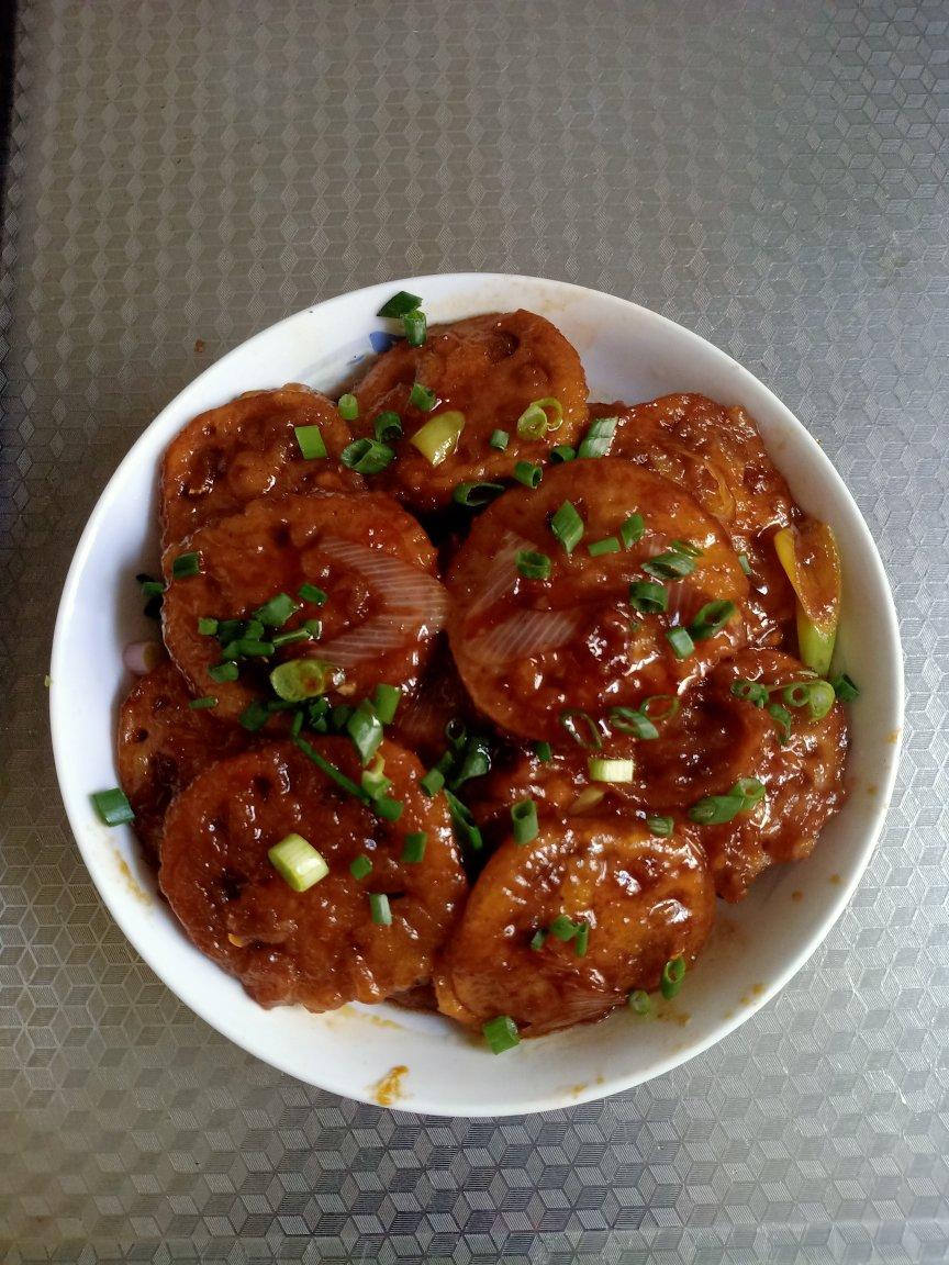 少半刀做的糖醋藕盒